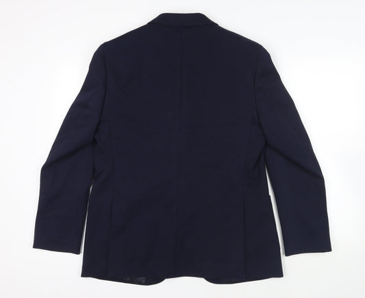 Mens UK Size 42 Marks and Spencer Regular Blue Suit Jacket