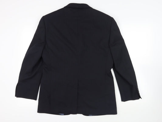 Mens UK Size 40 Marks and Spencer Regular Blue Suit Jacket