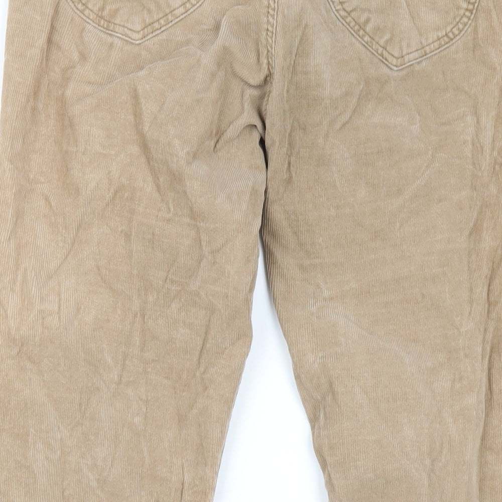 Womens UK Size 27 in Lee Cooper Regular Fit Beige Trousers