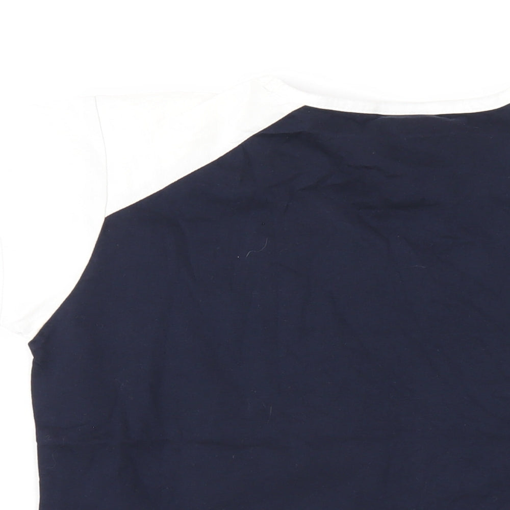 Womens UK Size 16 Diadora Blue Basic T-Shirt