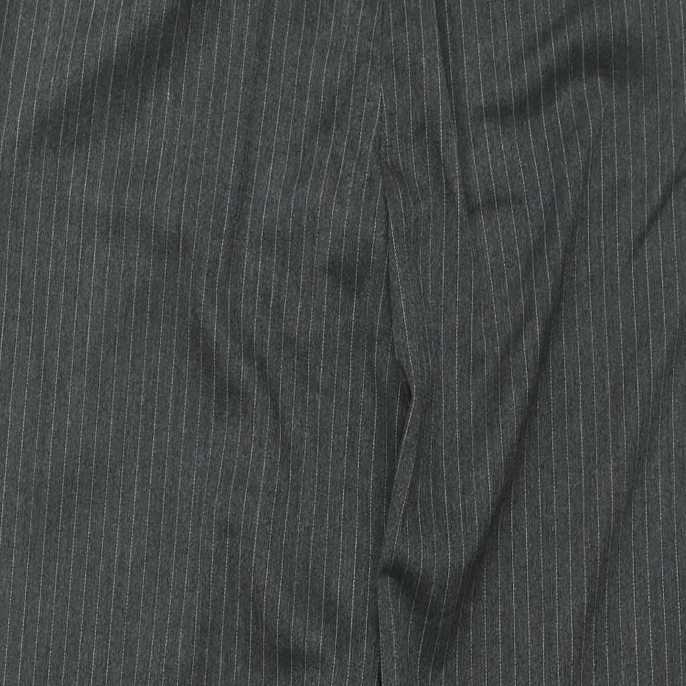 Womens UK Size 12 H&M Regular Fit Dress Pants Grey Trousers