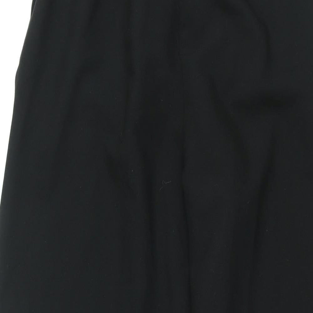 Womens UK Size 8 Lipsy Regular Fit Black Trousers
