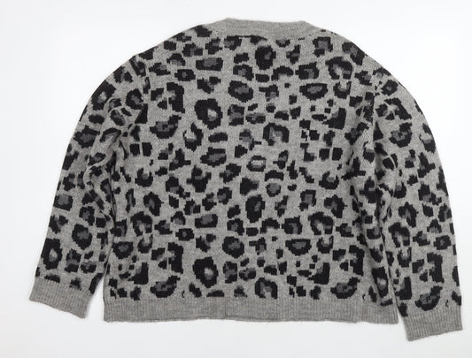 Womens UK Size XL VERO MODA Grey Pullover Jumper