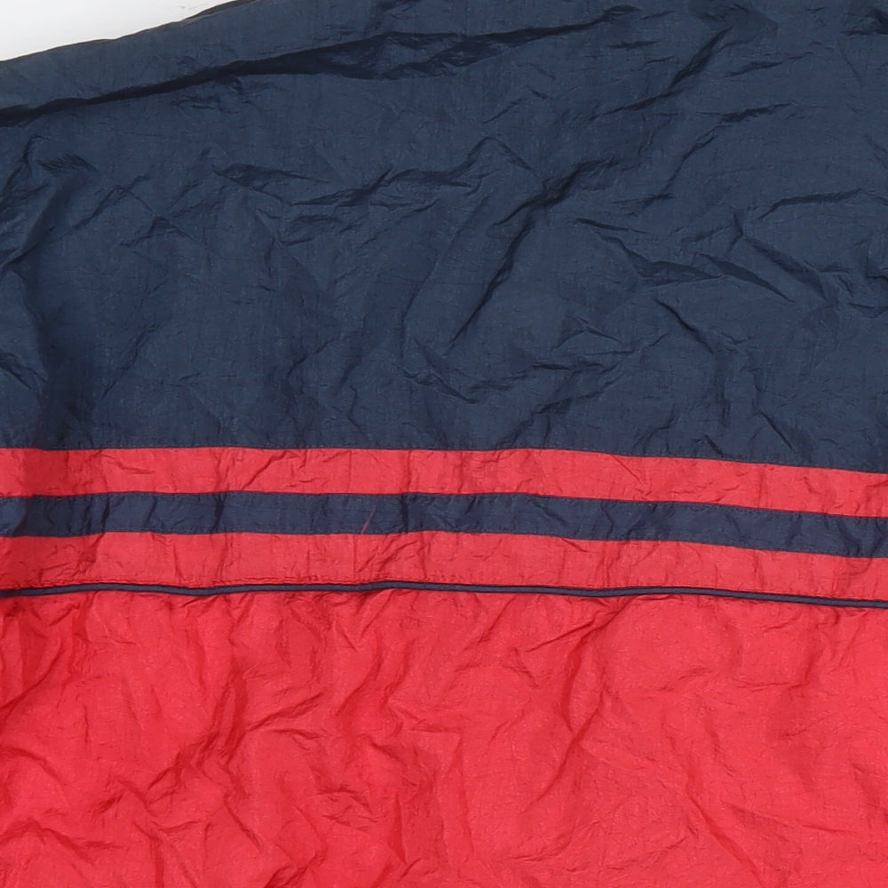 Athletic Works Mens Red Jacket Size XL Zip - Colourblock Pattern