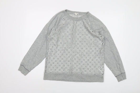 Womens UK Size M Gap Grey Pullover Sweatshirt