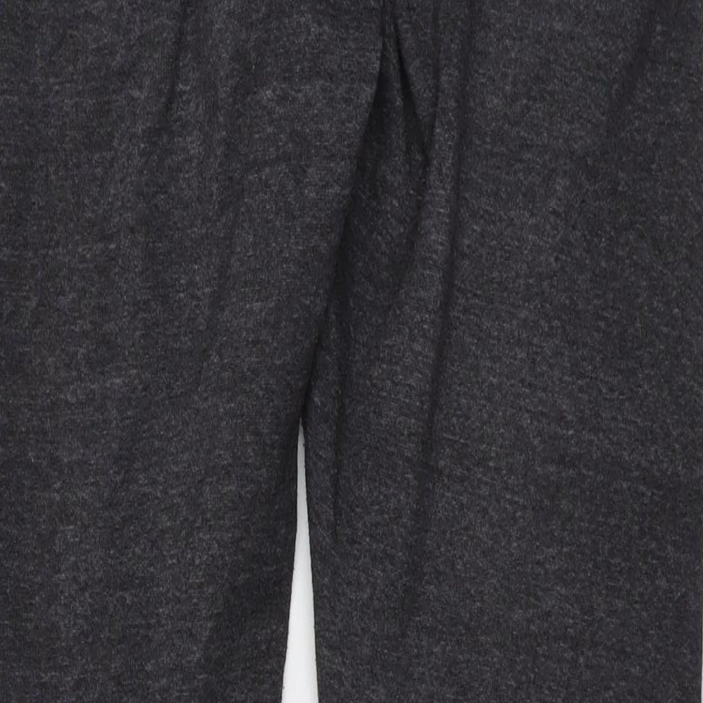 Russell Athletic Mens Grey Polyester Trousers Size M L32 in Regular Drawstring