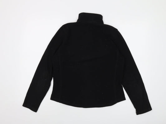Gap Womens Black Polyester Pullover Sweatshirt Size S Zip