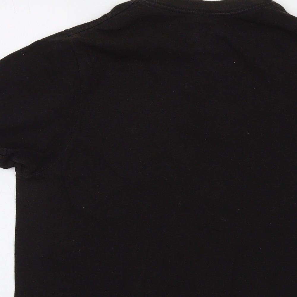 Star Wars Mens Black Cotton T-Shirt Size S Crew Neck