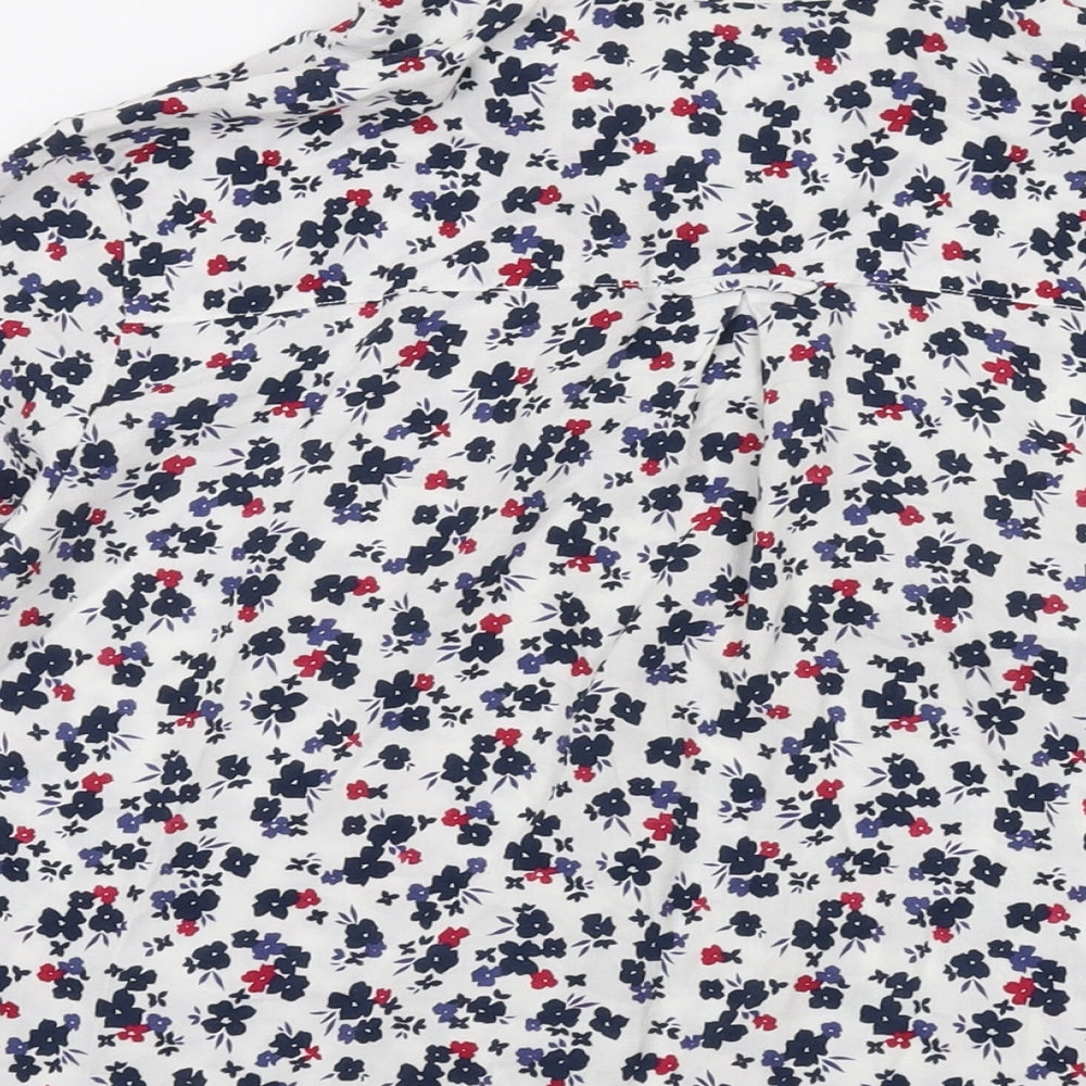 Womens UK Size 12 Crew Clothing Multicoloured Basic Button-Up