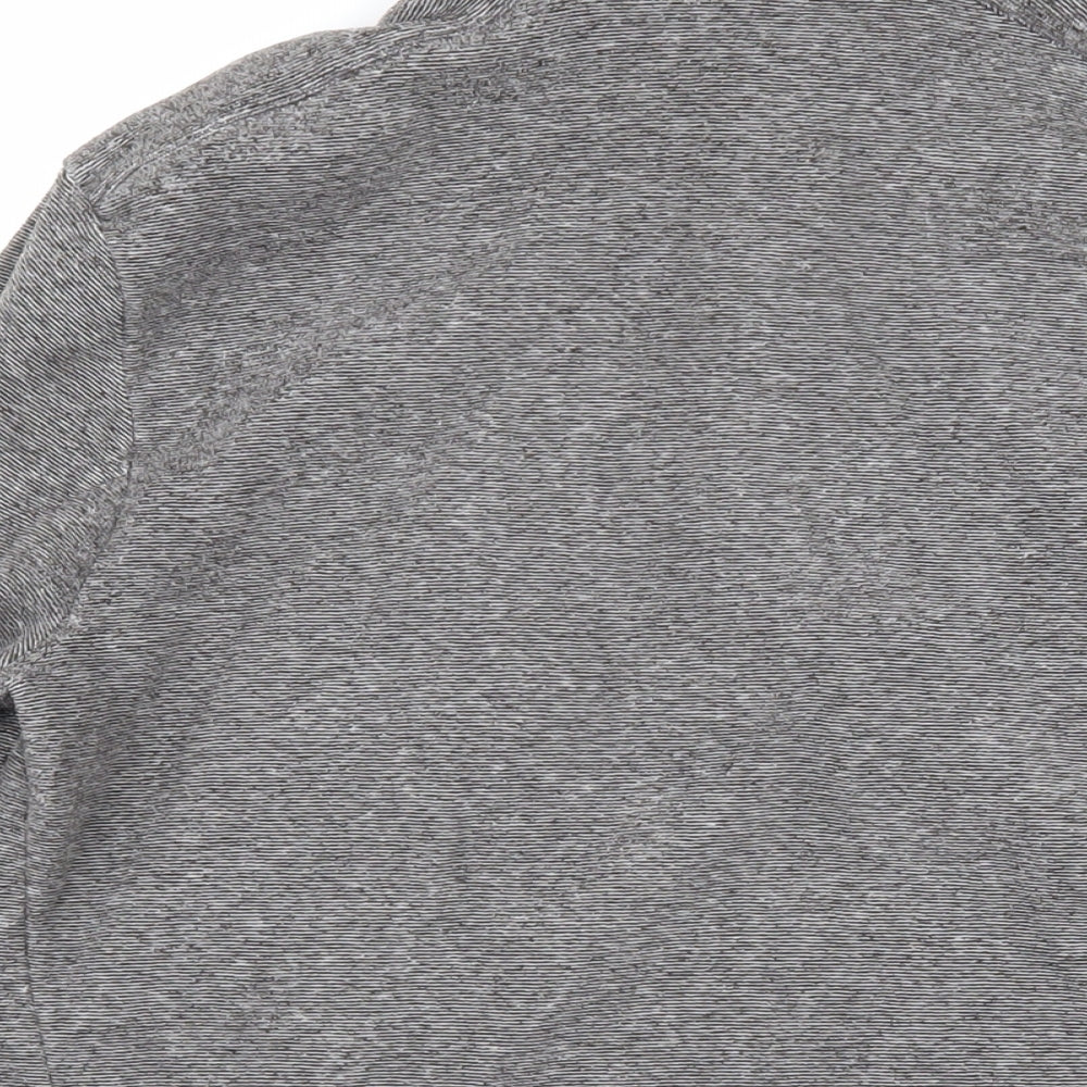 DECATHLON Womens Grey 100% Polyester Pullover Sweatshirt Size 12 Zip