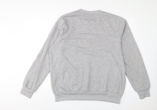 Mens UK Size L Slazenger Grey Pullover Sweatshirt