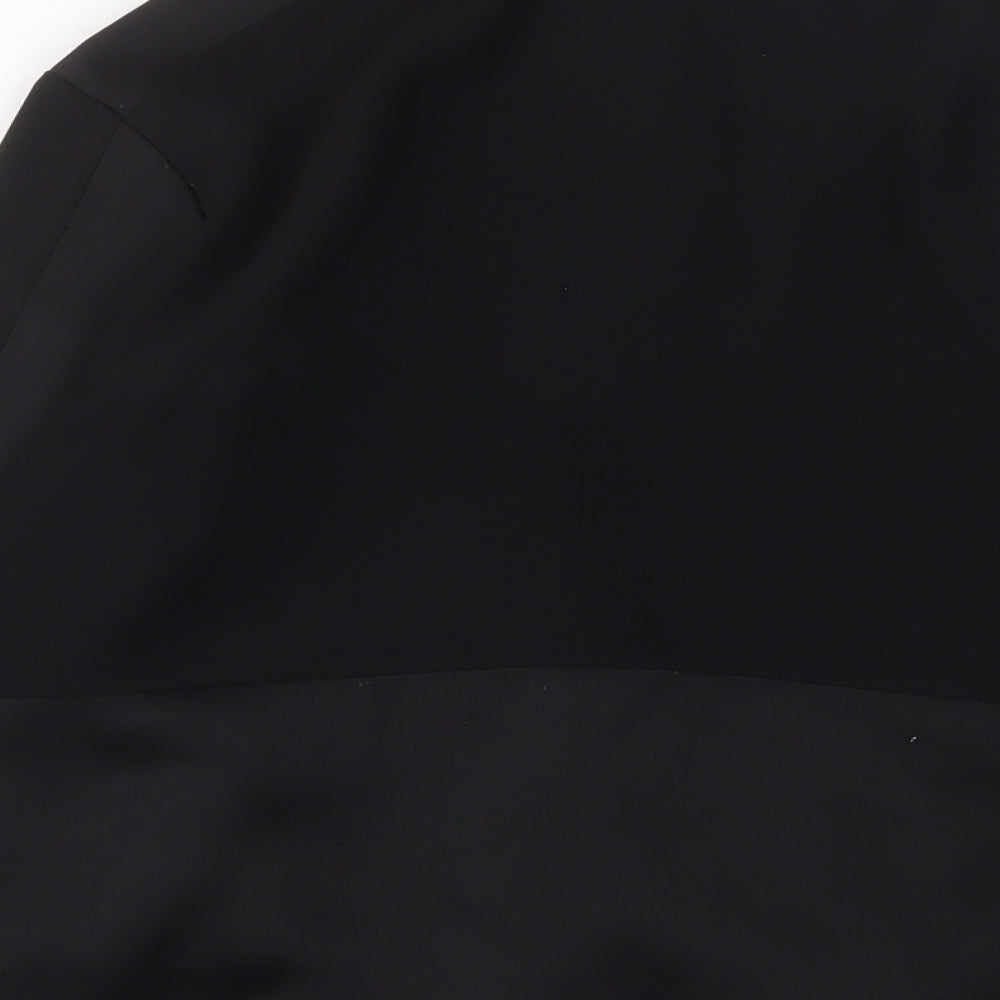 Womens UK Size 8 Topshop Black Bomber Jacket