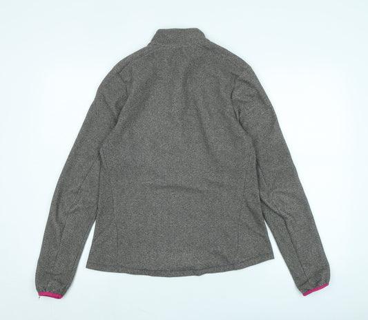 DECATHLON Womens Grey Polyester Pullover Sweatshirt Size 10 - Logo
