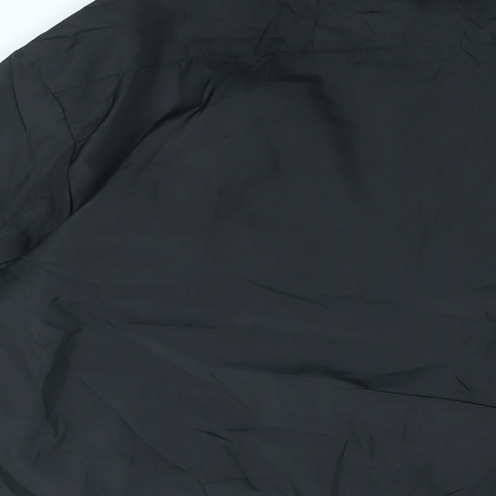 Mens UK Size L Brave Soul Black Bomber Jacket
