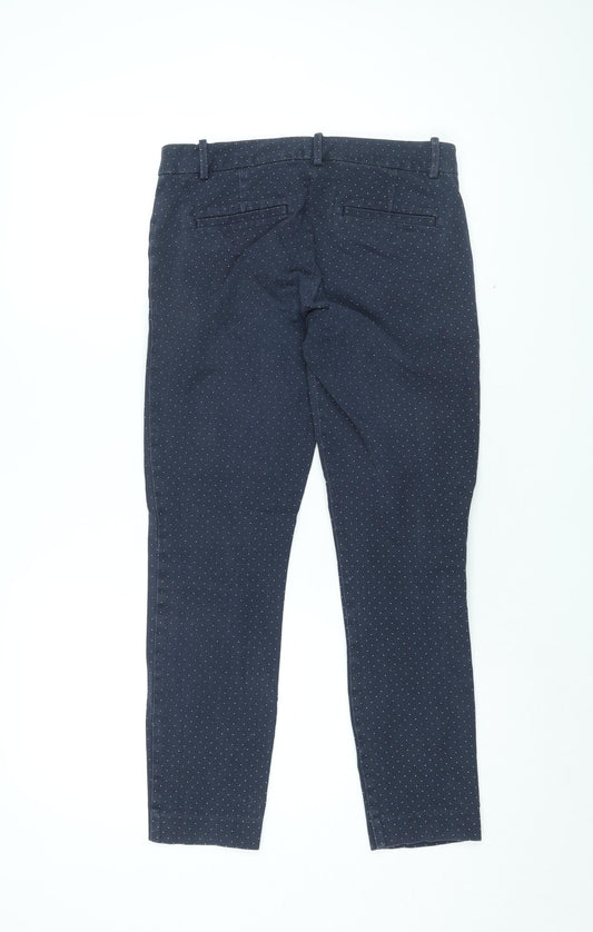 Womens UK Size 6 Gap Regular Fit Blue Trousers