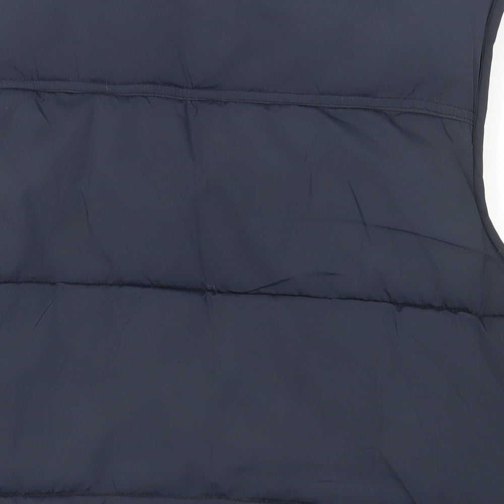 Atlantic Bay Mens Blue Gilet Jacket Size M Zip