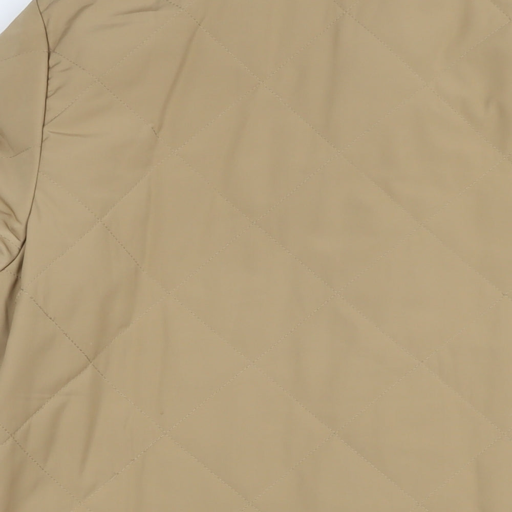 Mens UK Size M GOLFINO Beige Quilted Coat