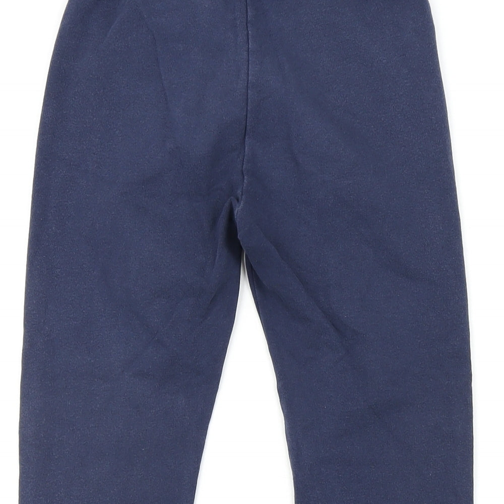 United Colors of Benetton Womens Blue Cotton Carrot Leggings Size 6 L20 in