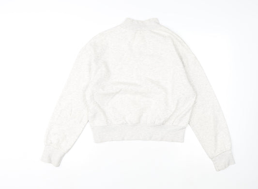 H&M Womens Grey Cotton Pullover Sweatshirt Size XS Pullover - Etonnante