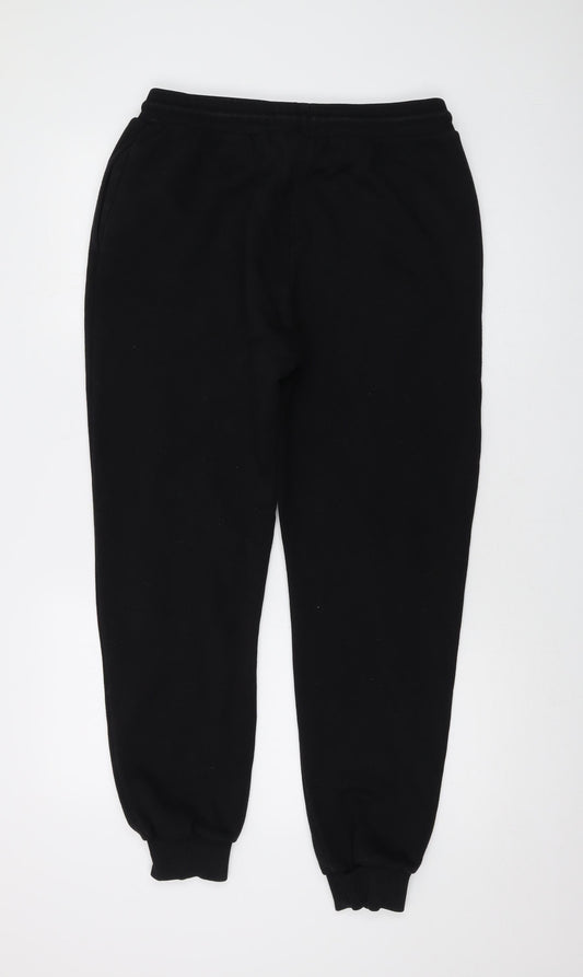 Mens UK Size L CLOSURE Regular Fit Sweatpants Black Trousers