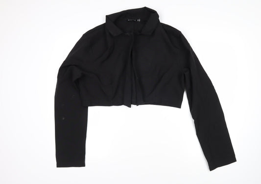 Womens UK Size 14 PRETTYLITTLETHING Black Jacket