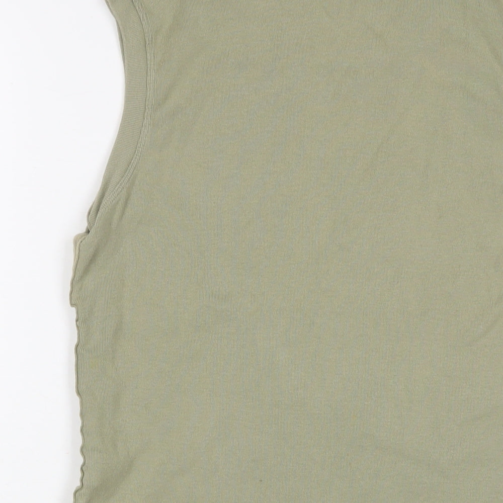 Womens UK Size 14 Dorothy Perkins Green Basic Tank