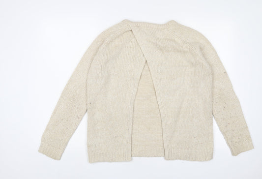 Womens UK Size S Brave Soul Beige Pullover Jumper