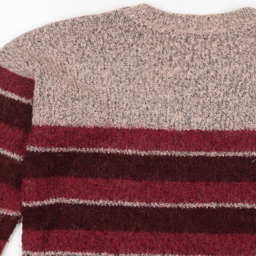 Womens UK Size 12 Red Herring Pink Pullover Jumper