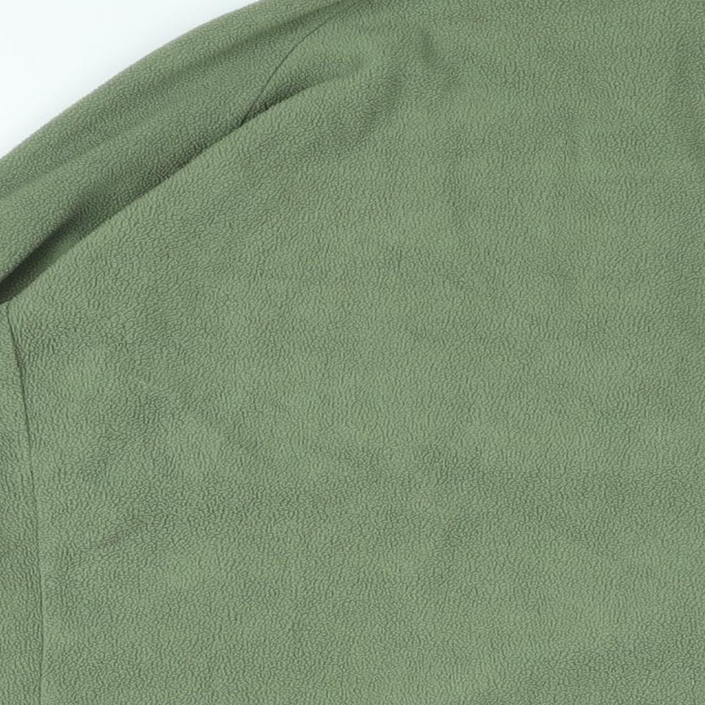 Viper Womens Green Polyester Pullover Sweatshirt Size L Zip