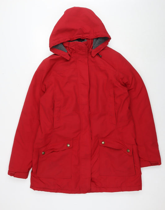 Womens UK Size M Lands' End Red Jacket
