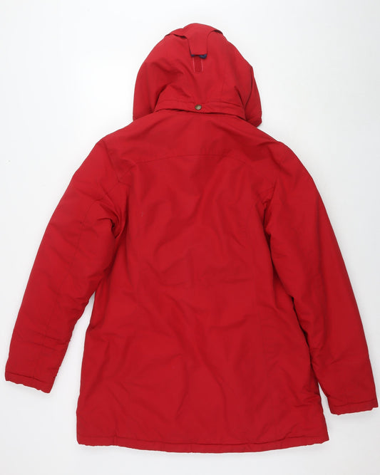Womens UK Size M Lands' End Red Jacket