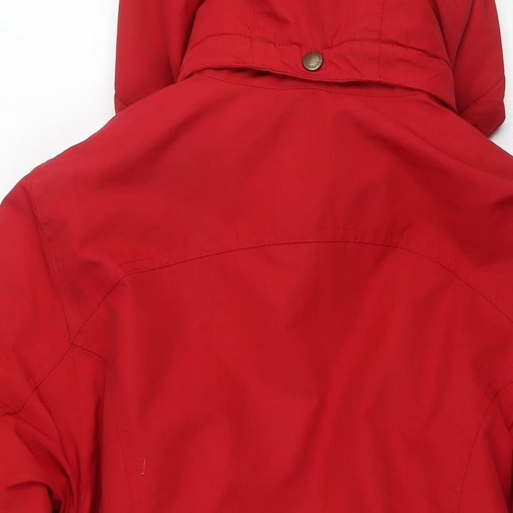 Womens UK Size M Lands' End Red Jacket