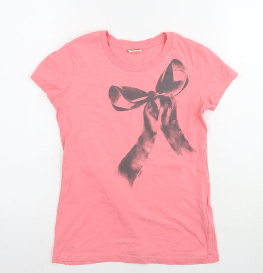 Womens UK Size 2XS Esprit Pink Basic T-Shirt