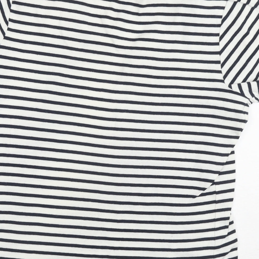Womens UK Size 14 Cotton Traders White Basic T-Shirt