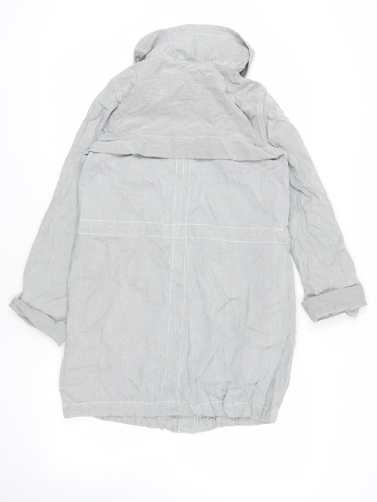 Marks & Spencer Grey Hooded Jacket Size 10