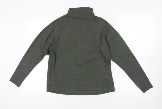 Womens UK Size XS Uniqlo Green Pullover Jumper