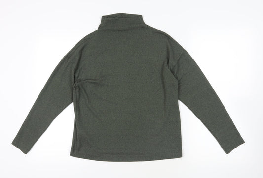 Womens UK Size XS Uniqlo Green Pullover Jumper