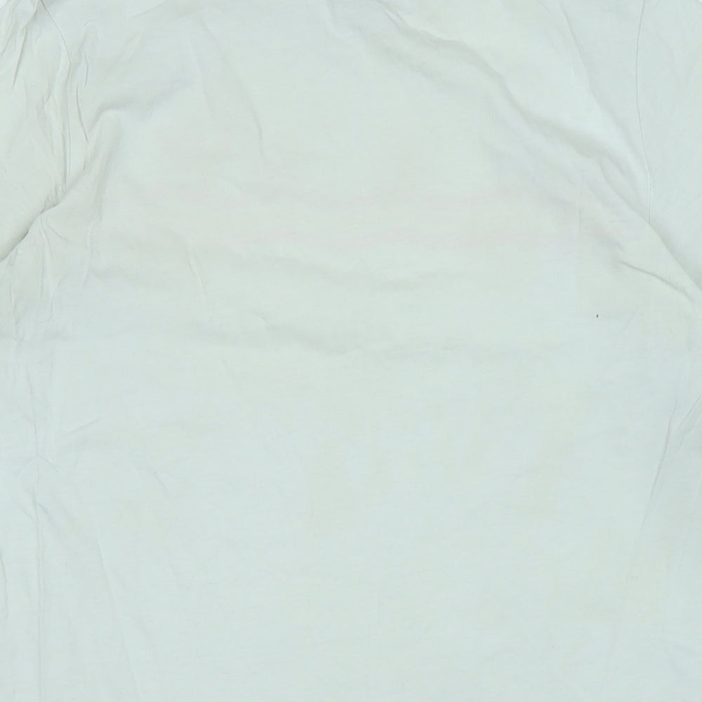 Womens UK Size M Lee White Basic T-Shirt