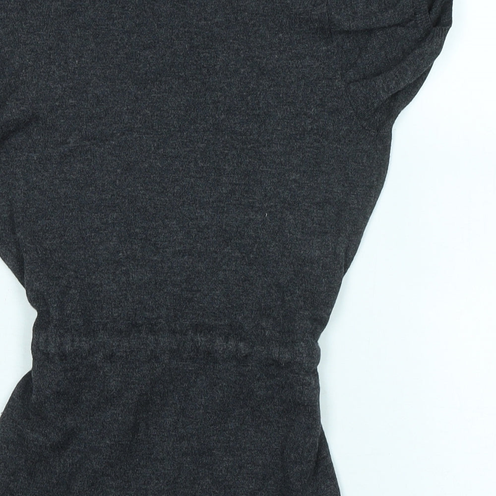Womens UK Size S Mango Grey Pullover Jumper