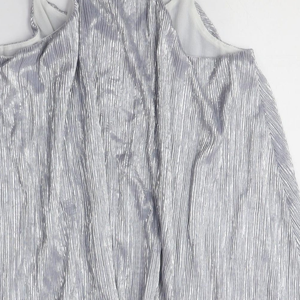 Womens UK Size 12 NEXT Silver Camisole Blouse