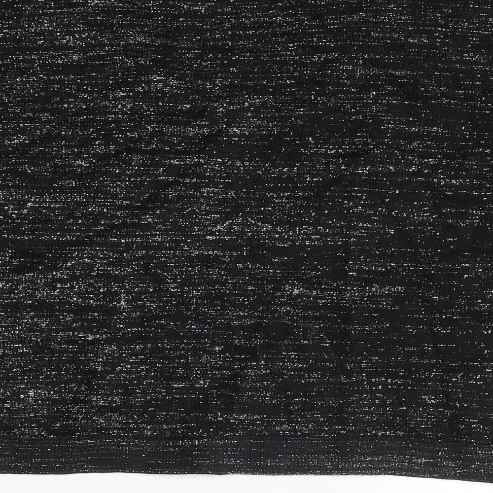 Womens UK Size 16 Tommy & Kate Black Shrug Jumper