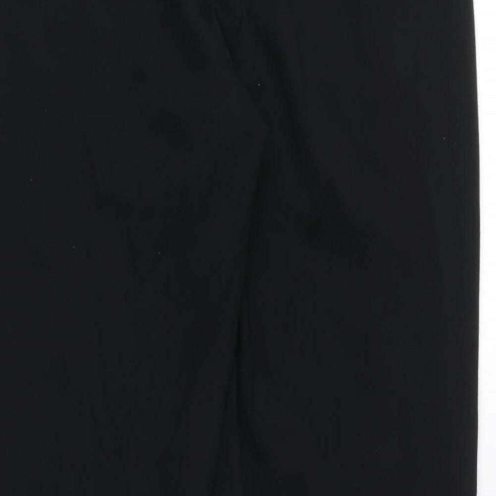 Womens UK Size 12 Marks and Spencer Regular Fit Black Trousers