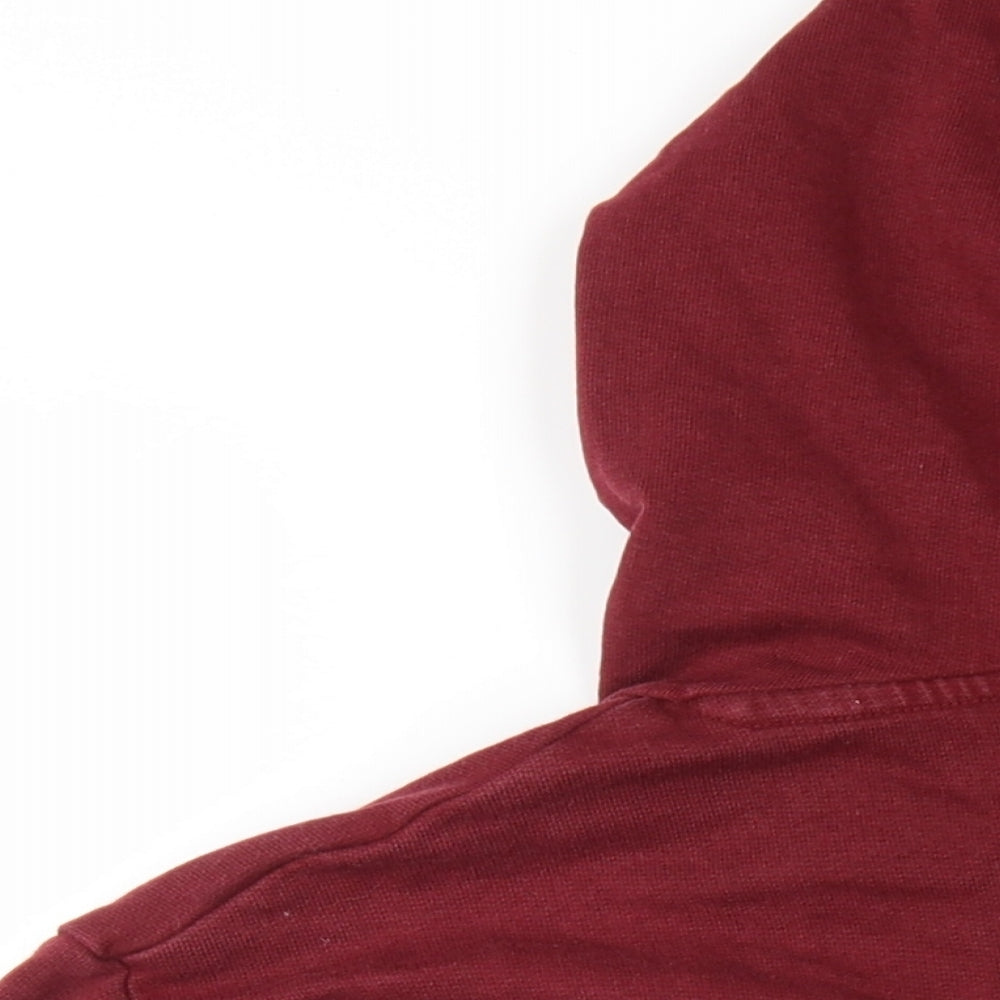 Mens UK Size M ASOS Red Pullover Hoodie