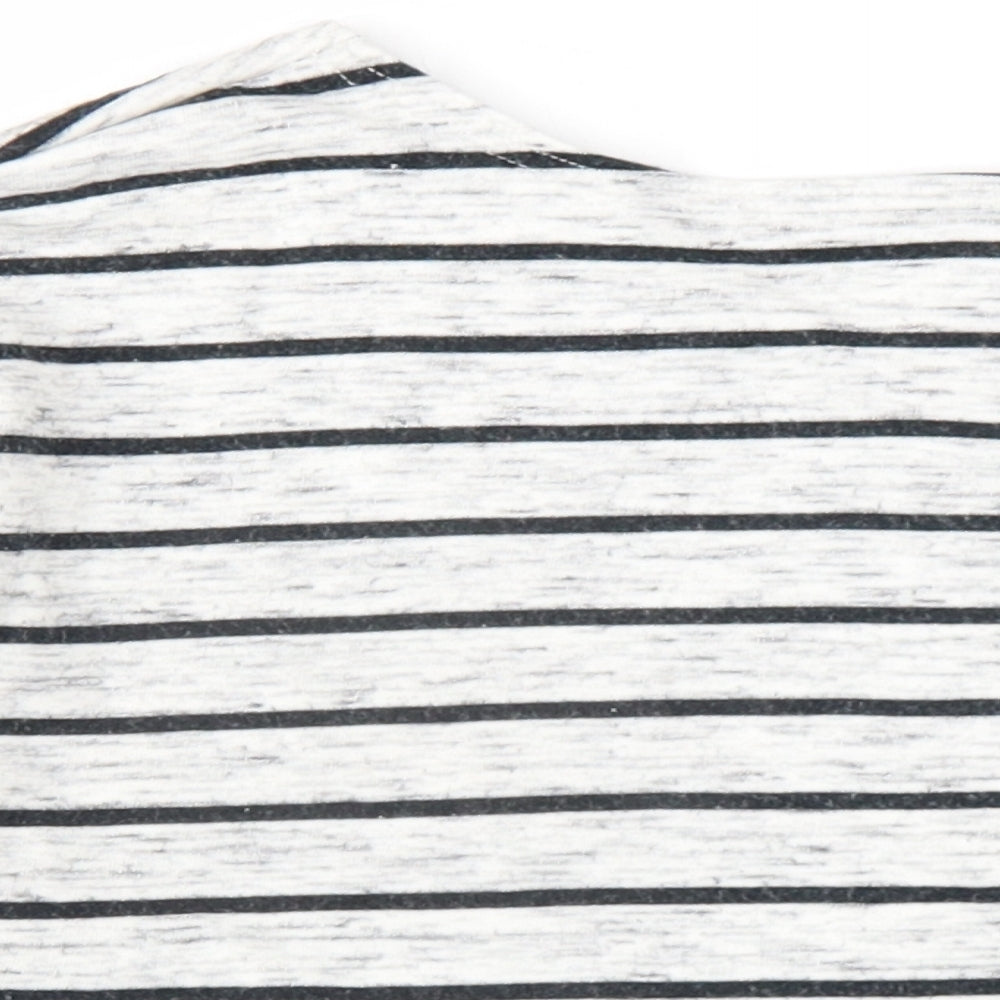 Womens UK Size S H&M Grey Basic T-Shirt