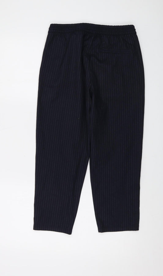 Womens UK Size 4 Gap Regular Fit Blue Trousers