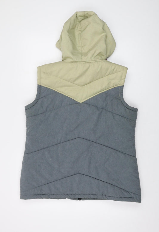 Westbeach Mens Grey Gilet Waistcoat Size M Zip