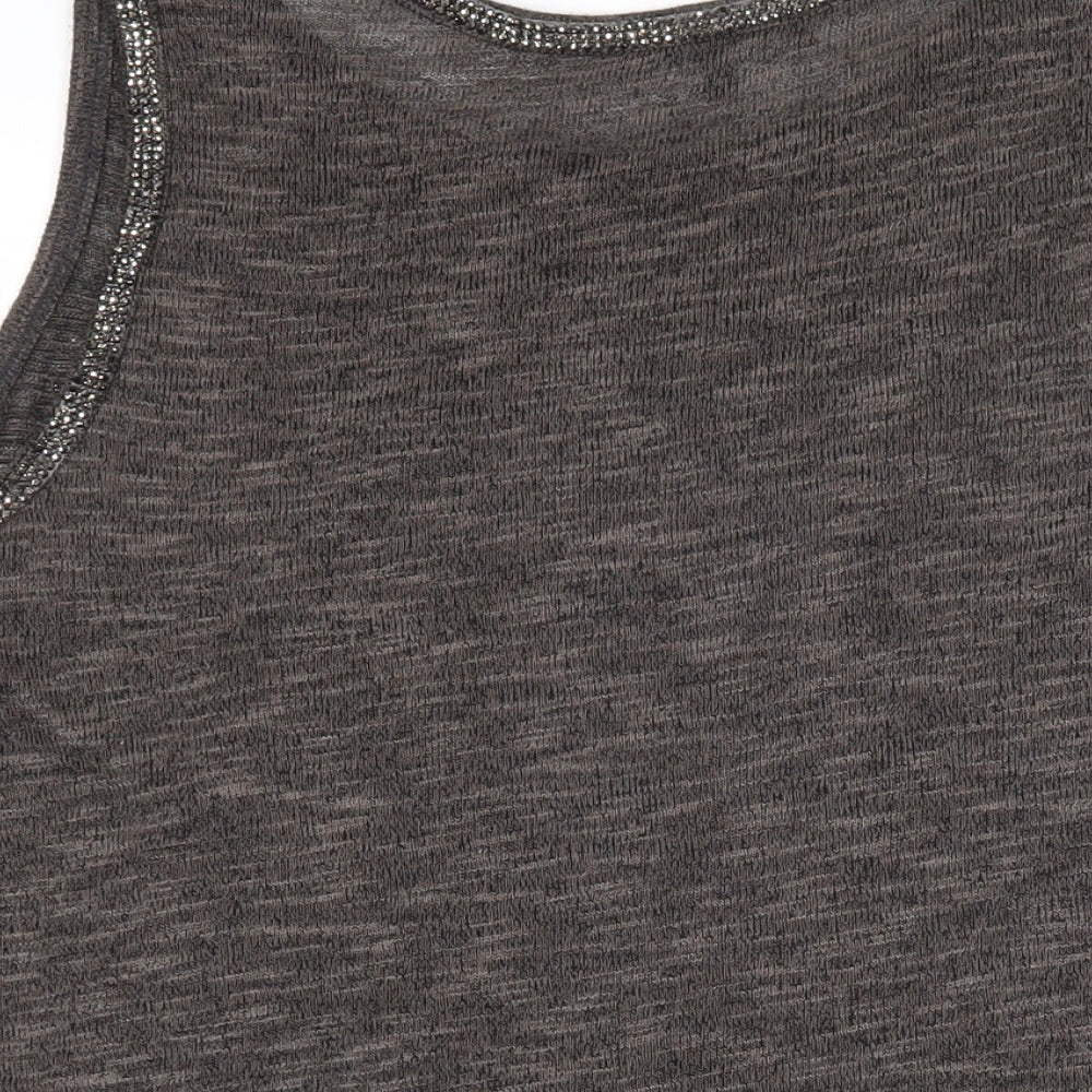 Womens UK Size 18 NEXT Grey Tunic Tank