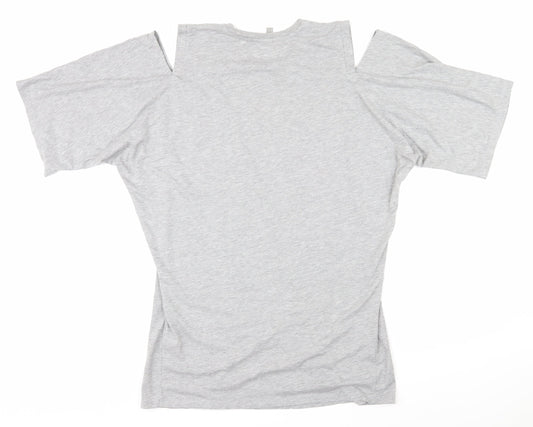 Womens UK Size 8 ASOS Green Basic T-Shirt