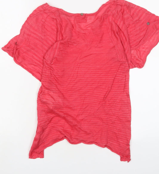 Womens UK Size S Kookai Pink Basic T-Shirt
