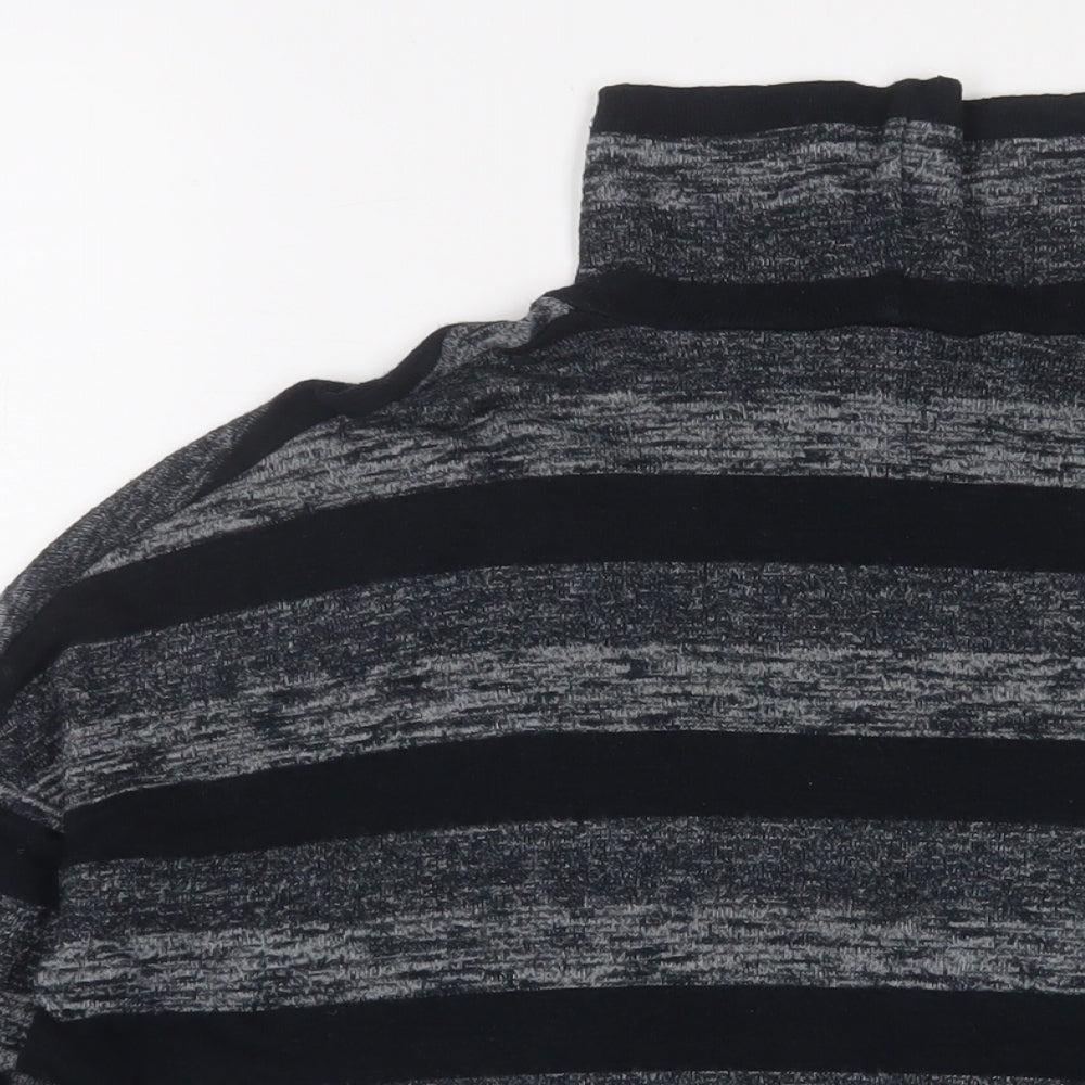 Womens UK Size S Sparkle & Fade Grey Pullover Jumper